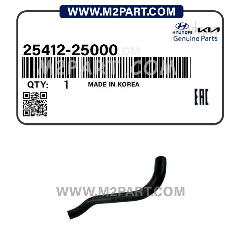 25412-25000 شلنگ پایین رادیاتور ورنا 1500 - تصویر 1