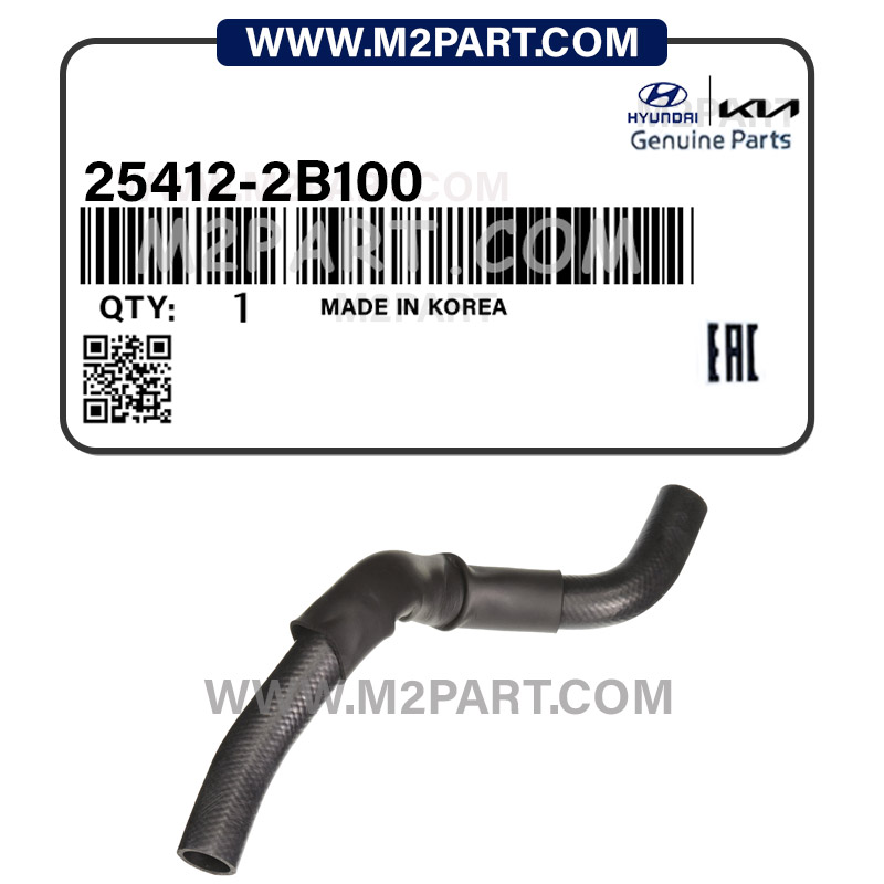 25412-2B100 شلنگ پایین رادیاتور سانتافه 2010 - تصویر 1