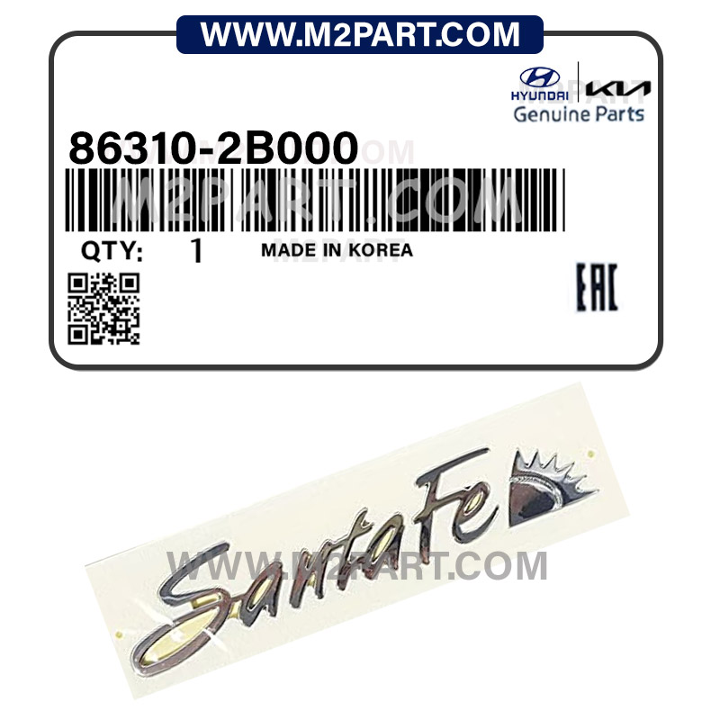 86310-2B000 آرم نوشته سانتافه 2008 - تصویر 1