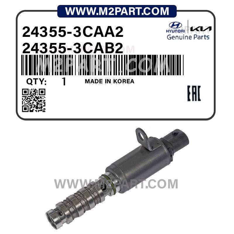 24355-3CAA2 سوپاپ کنترل روغن سانتافه 3500 - تصویر 1