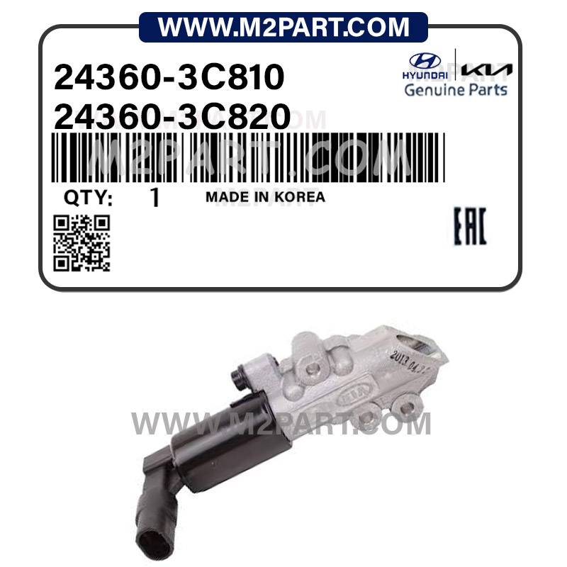 24360-3C820 شیر خروجی کنترل روغن موهاوی - تصویر 1