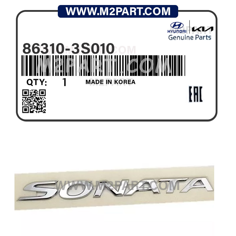 86310-3S010 آرم نوشته سوناتا YF - تصویر 1