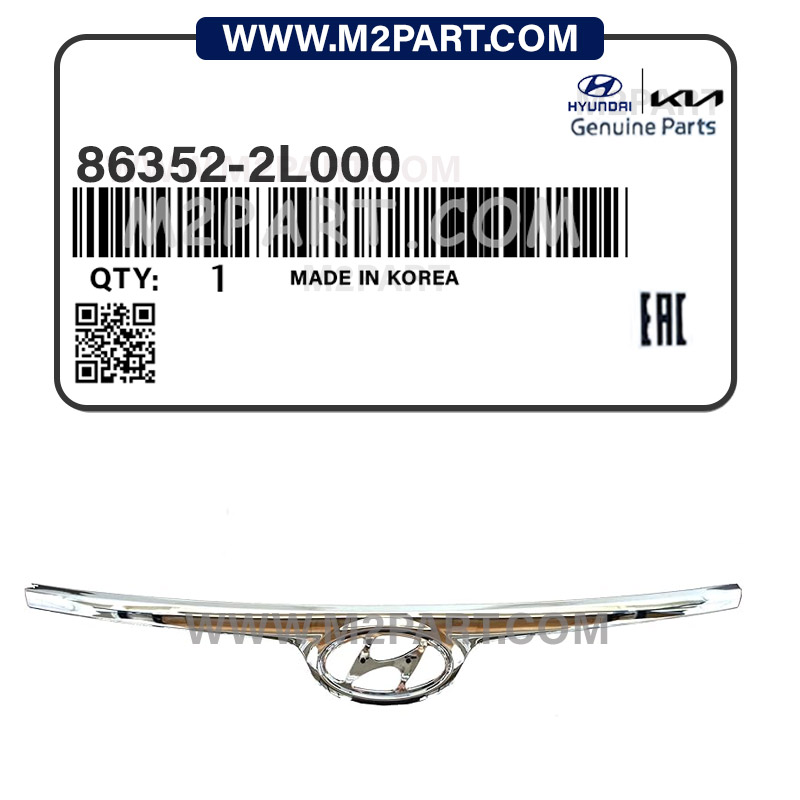 86352-2L000 استیل روی جلو پنجره I30 - تصویر 1