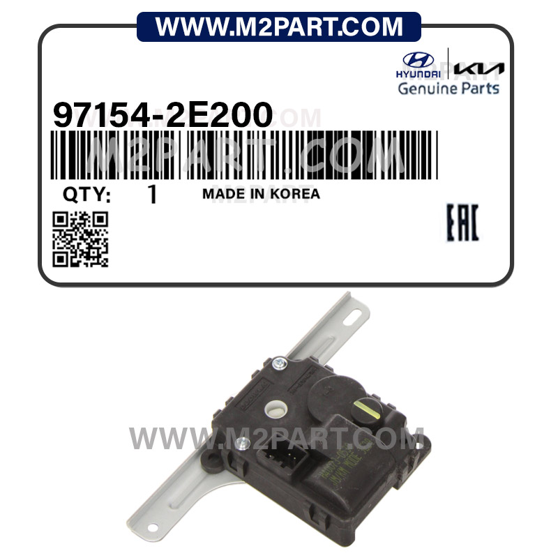 97154-2E200 موتور دریچه بخاری توسان 2008 (چپ) - تصویر 1