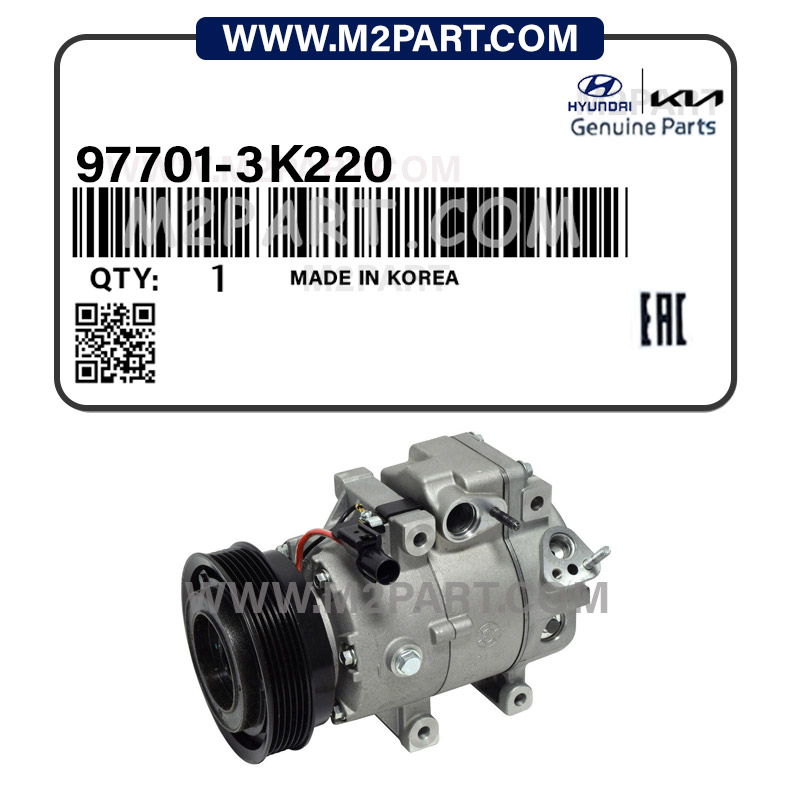 97701-3K220 کمپرسور کولر سوناتا 2009 - تصویر 1
