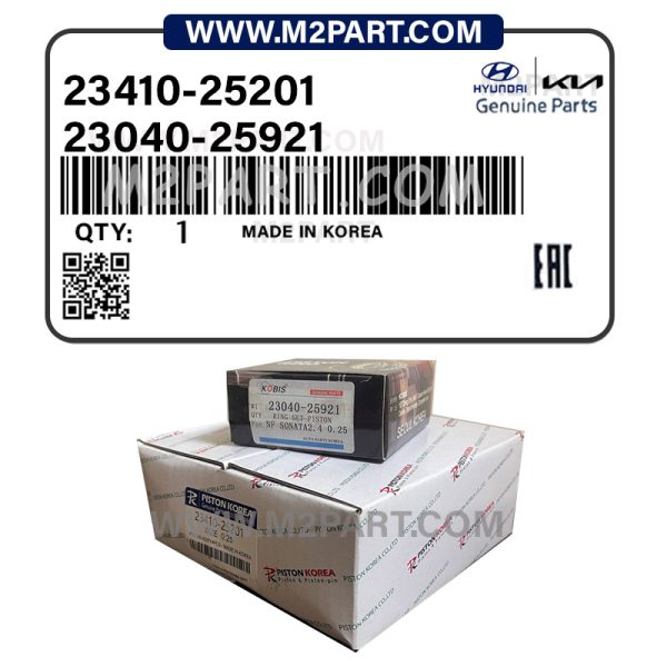 رینگ و پیستون سایز 25 سوناتا