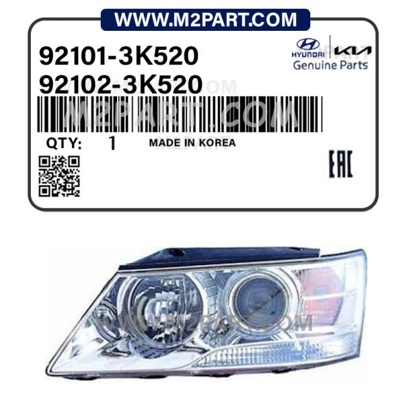 چراغ جلو سوناتا 2009