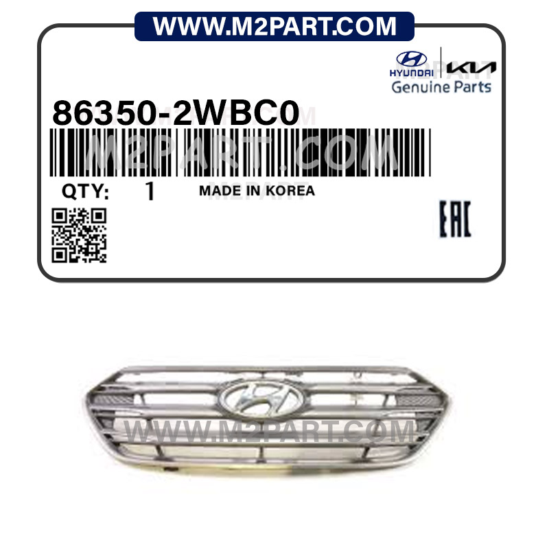 86350-2WBC0 جلو پنجره سانتافه 2016 - Image 1
